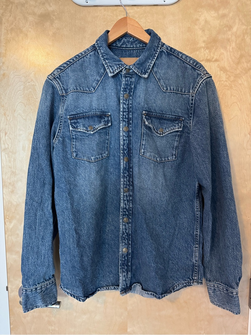Bootlegger Blue Denim Shirt Jacket
